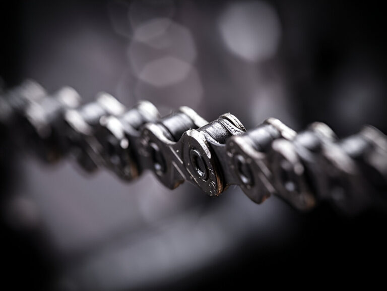 FRENZY Guides 12 close-up of a bicycle chain